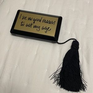 Kilian black and gold limited edition clutch